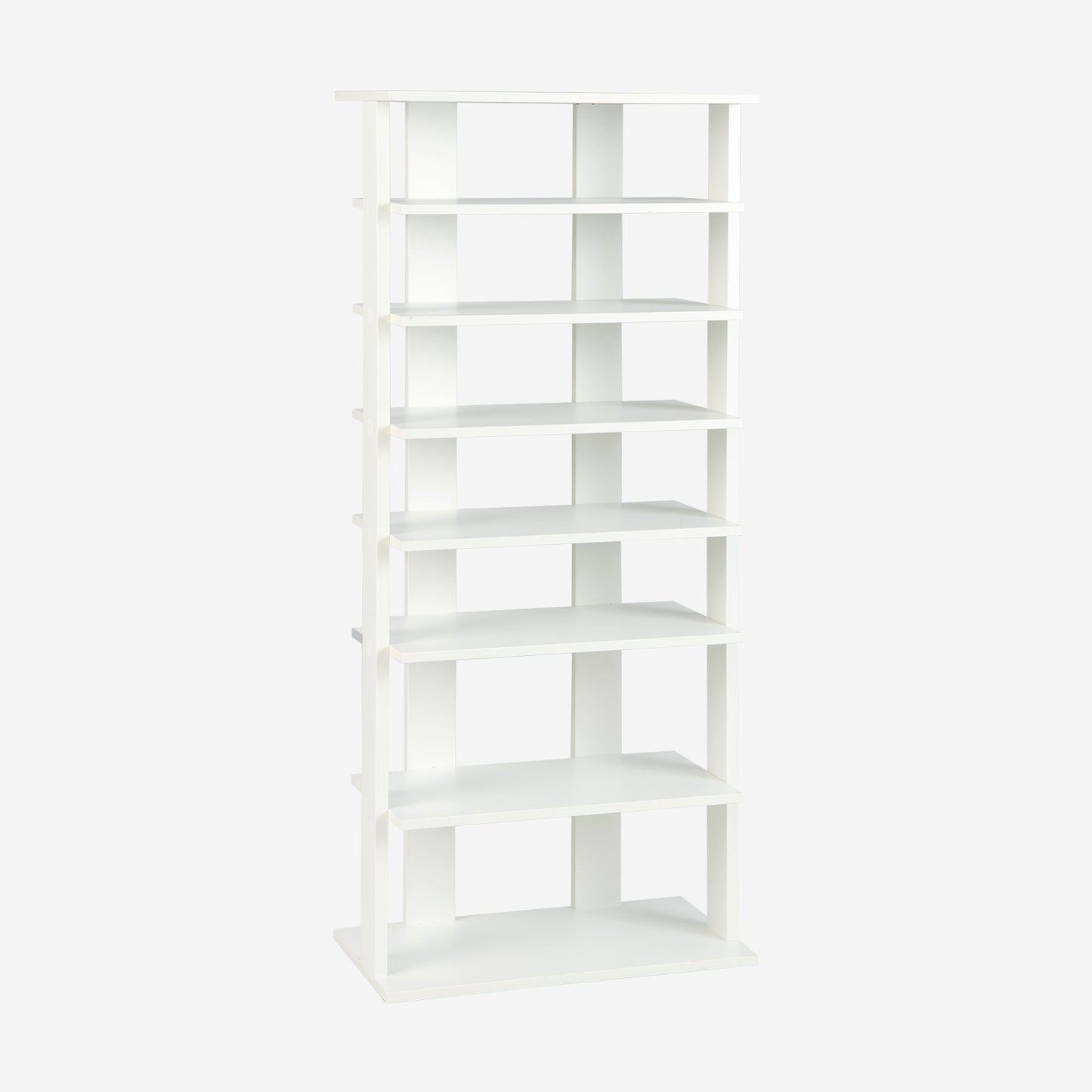 Shoe rack 7-tier shoe rack in retro style 45 x 25 x 110.5 cm white