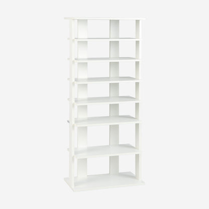 Shoe rack 7-tier shoe rack in retro style 45 x 25 x 110.5 cm white