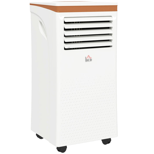 HOMCOM Portable Air Conditioner 10000 BTU, 4-in-1 Mobile Air Conditioning Unit with Cooling, Fan, Dehumidifier & Sleep Mode, LED Display, Remote Control, 24H Timer, Window Kit for Rooms up to 30_