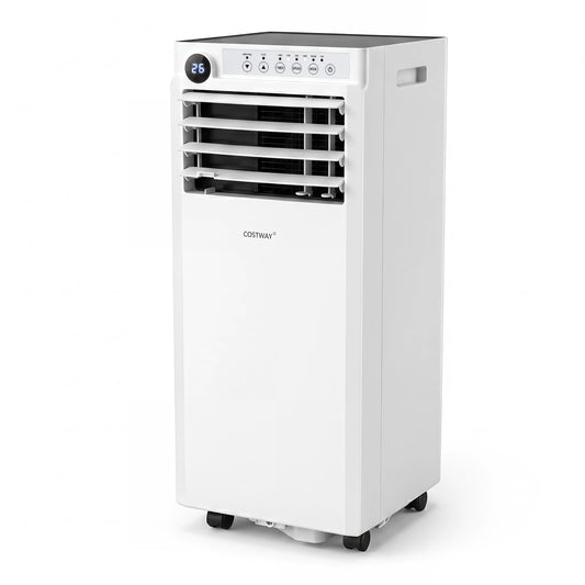 9000 BTU Portable Air Conditioner 3 in 1 Cooling Unit with Fan and Dehumidifier-White