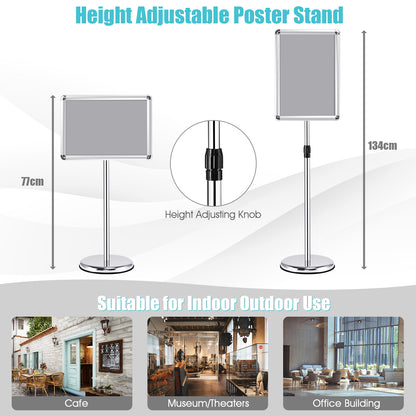 A3 Adjustable Poster Stand Presentation Stand with Adjustable Height