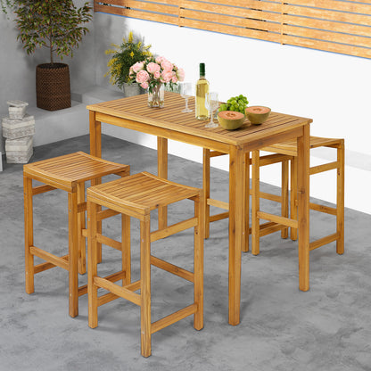 76cm Height Bar Chair with Saddle Shaped Seat and Sturdy Footrest