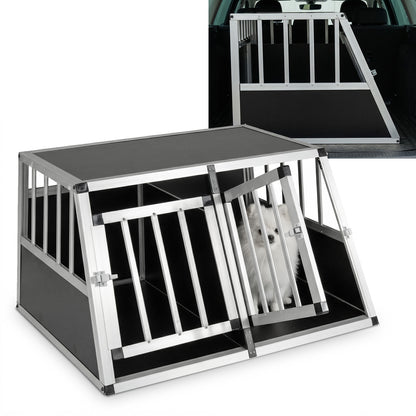 Aluminum Dog Transport Box with Lockable Door