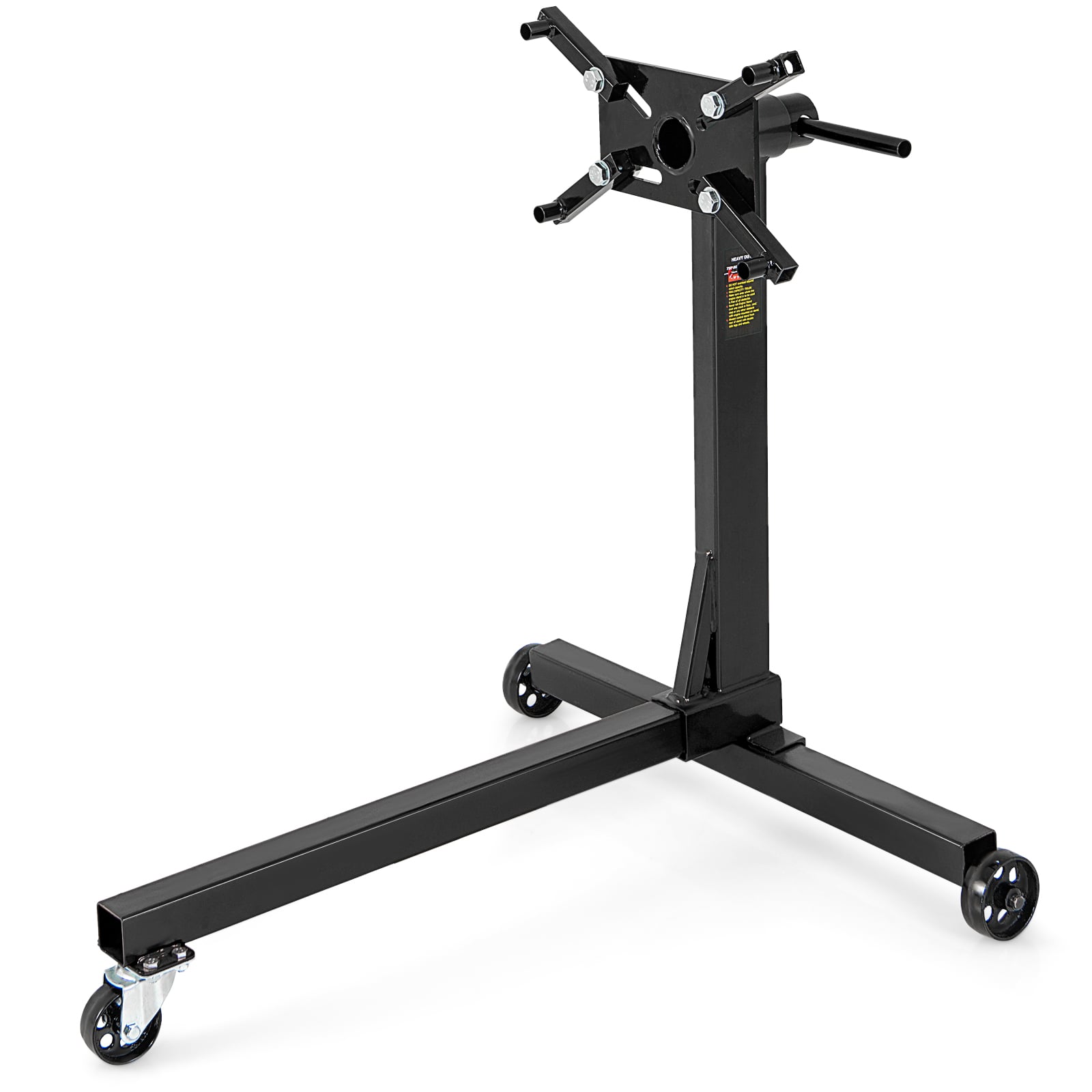 340 Kg/ 680 Kg Capacity Engine Stand with 360 Degree Rotating Head-Size 1-Black