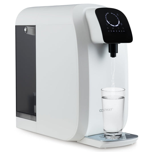 Countertop Reverse Osmosis Water Filter 5-Stage RO + PPC Water Filtration System with UV Light-White