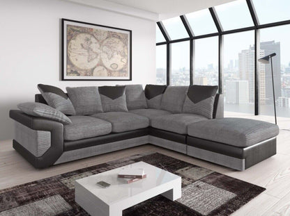 Dino Jumbo Cord Corner Sofa Suite