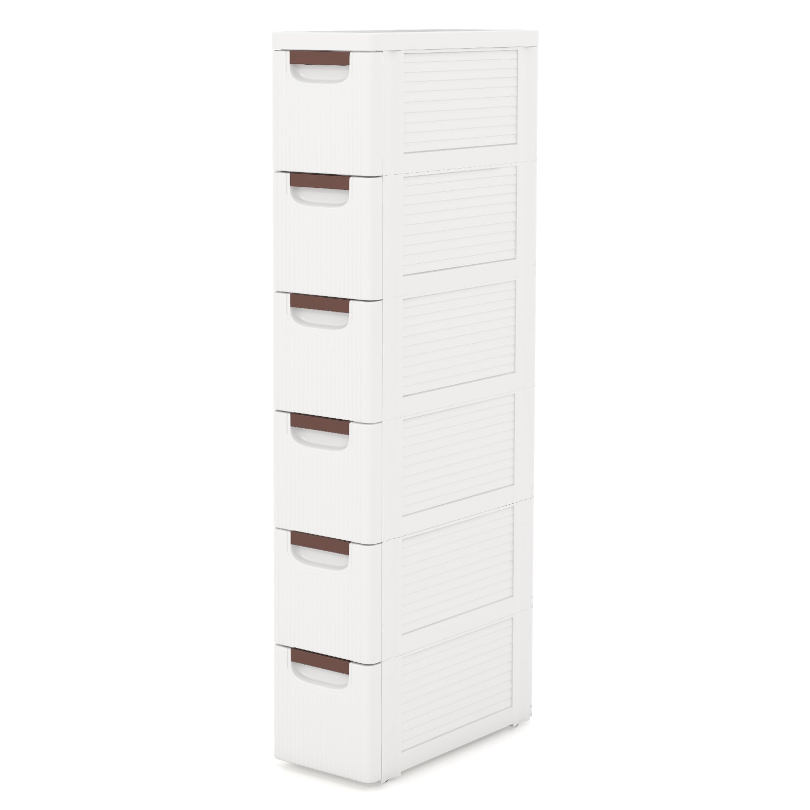 3/4/5/6-Drawer Narrow Storage Cabinet for Small Space-6-Tier