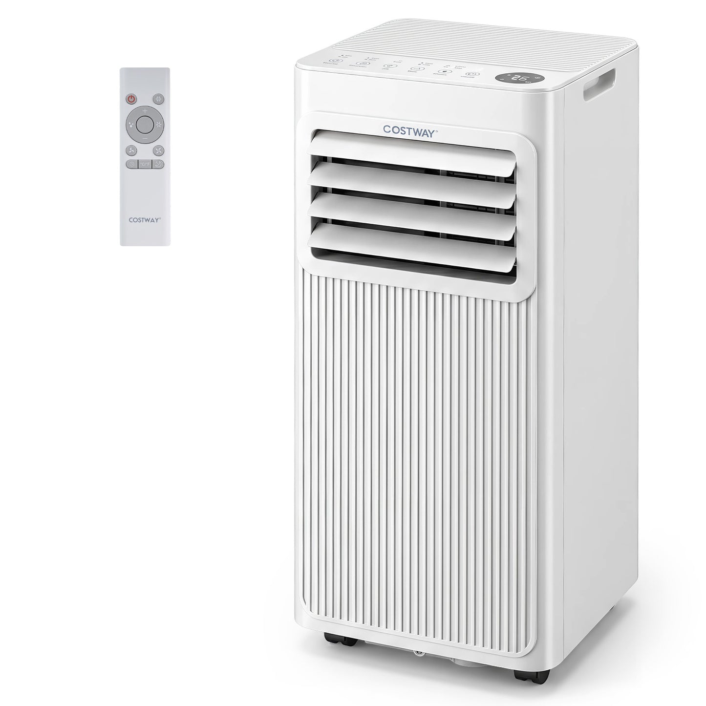 9000 BTU Portable Air Conditioner with Sleep Mode and 24H Timer-White
