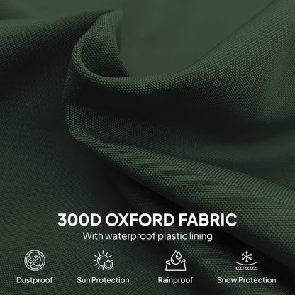 Outsunny Parasol Cover, 600D Oxford Cantilever Umbrella Cover Fit for 2-4m Parasol, Green