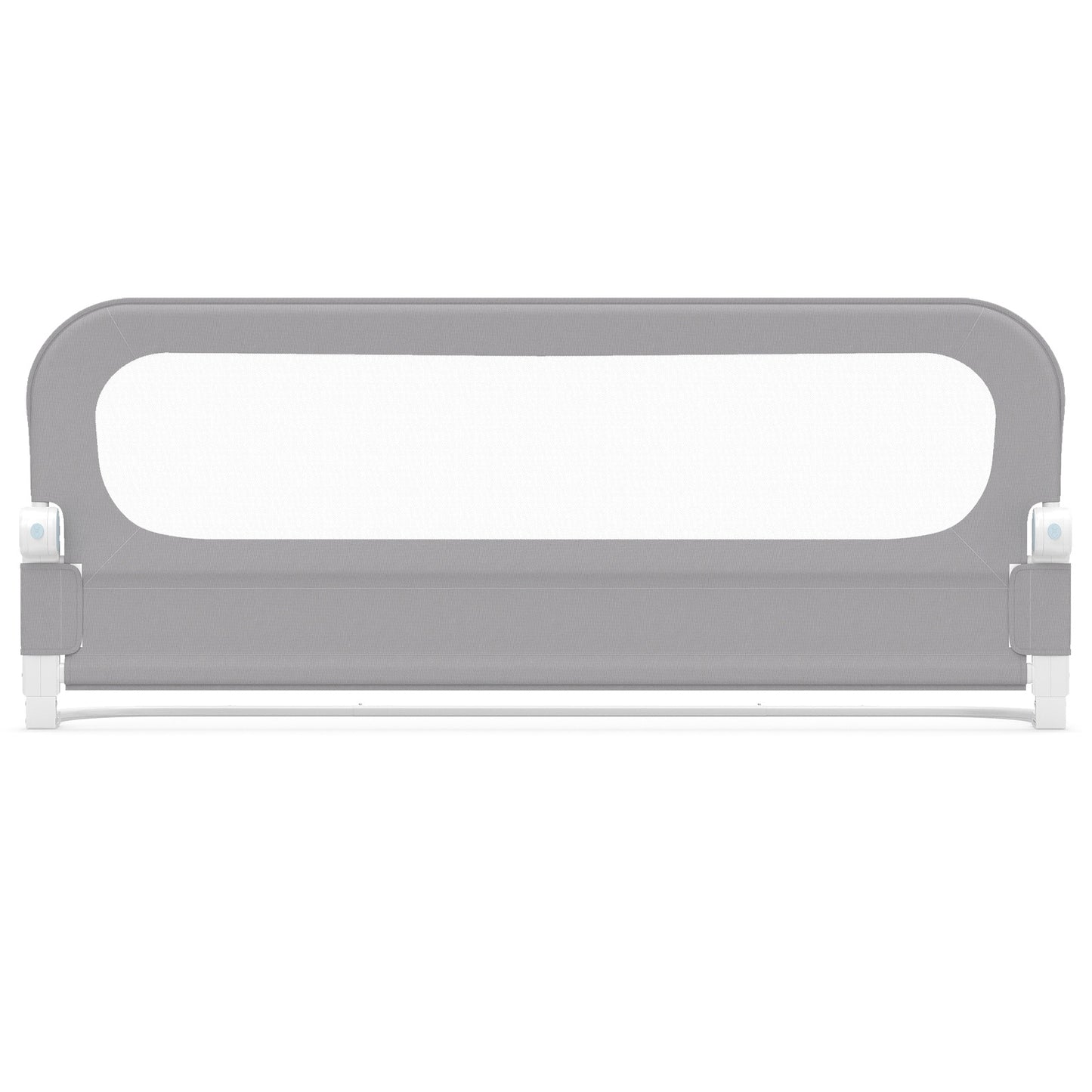 Foldable Bed Rail for Toddlers 148 Long with Removable Cover-Grey
