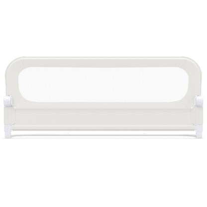 Foldable Bed Rail for Toddlers 148 Long with Removable Cover-White