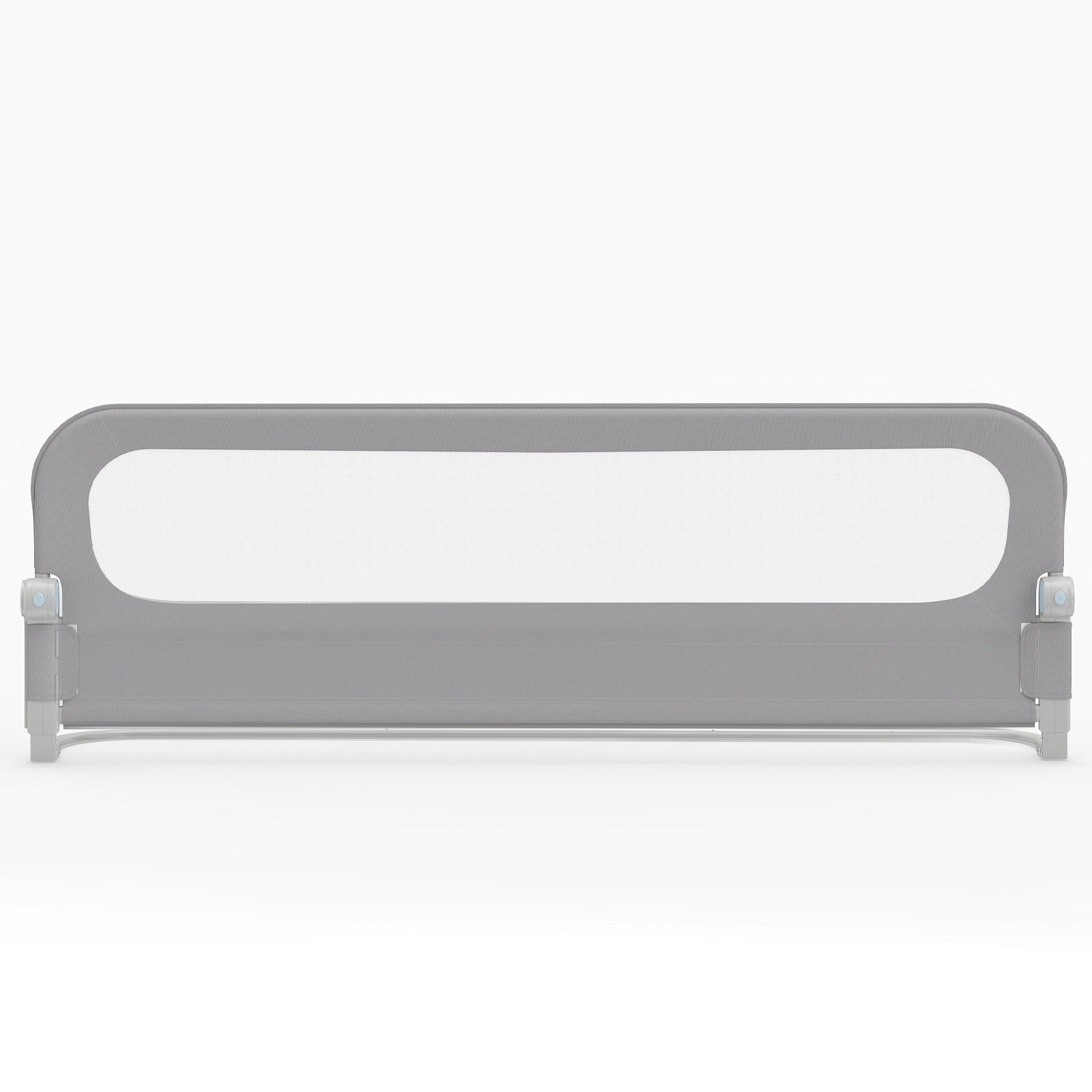 Foldable Bed Rail for Toddlers 178 Long with Removable Cover-Grey