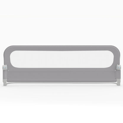 Foldable Bed Rail for Toddlers 178 Long with Removable Cover-Grey