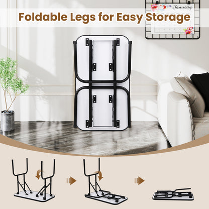 Foldable Dog Grooming Table with Height Adjustable Arms and Noose-Black
