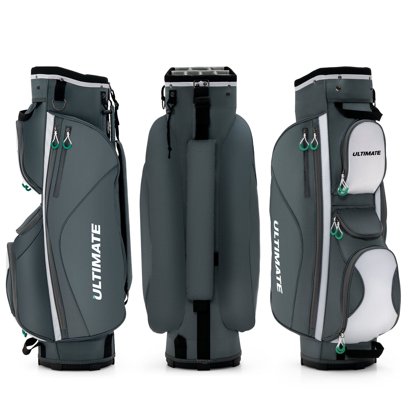 Lightweight Golf Cart Bag with 14 Dividers and 7 Zippered Pocket