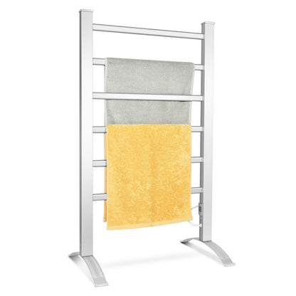 2-in-1 Electric Towel Warmer with 6 Bars