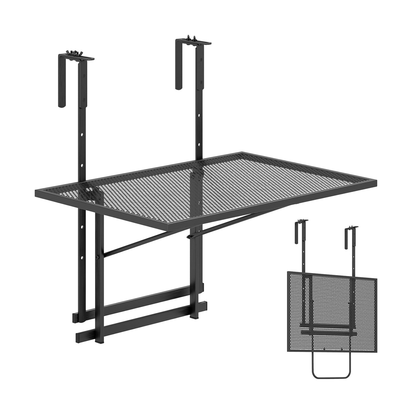 Hanging Foldable Table Floating Desk Planter with Holder