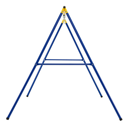 Heavy Duty Steel Swing Frame 1.8M Large A-Frame Swing Stand with Ground Stakes-Yellow