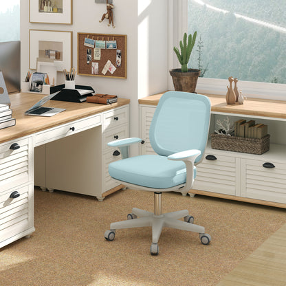 Vinsetto 44-56cm Mesh Back Office Chair - Light Green