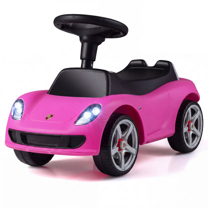Kids Ride On Car Sliding Car with Horn & Sound Buttons Porsche Licensed-Pink