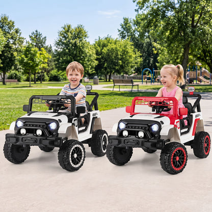 Kids Ride on Truck 12V Electric Toy Vehicle with Remote Control-Black