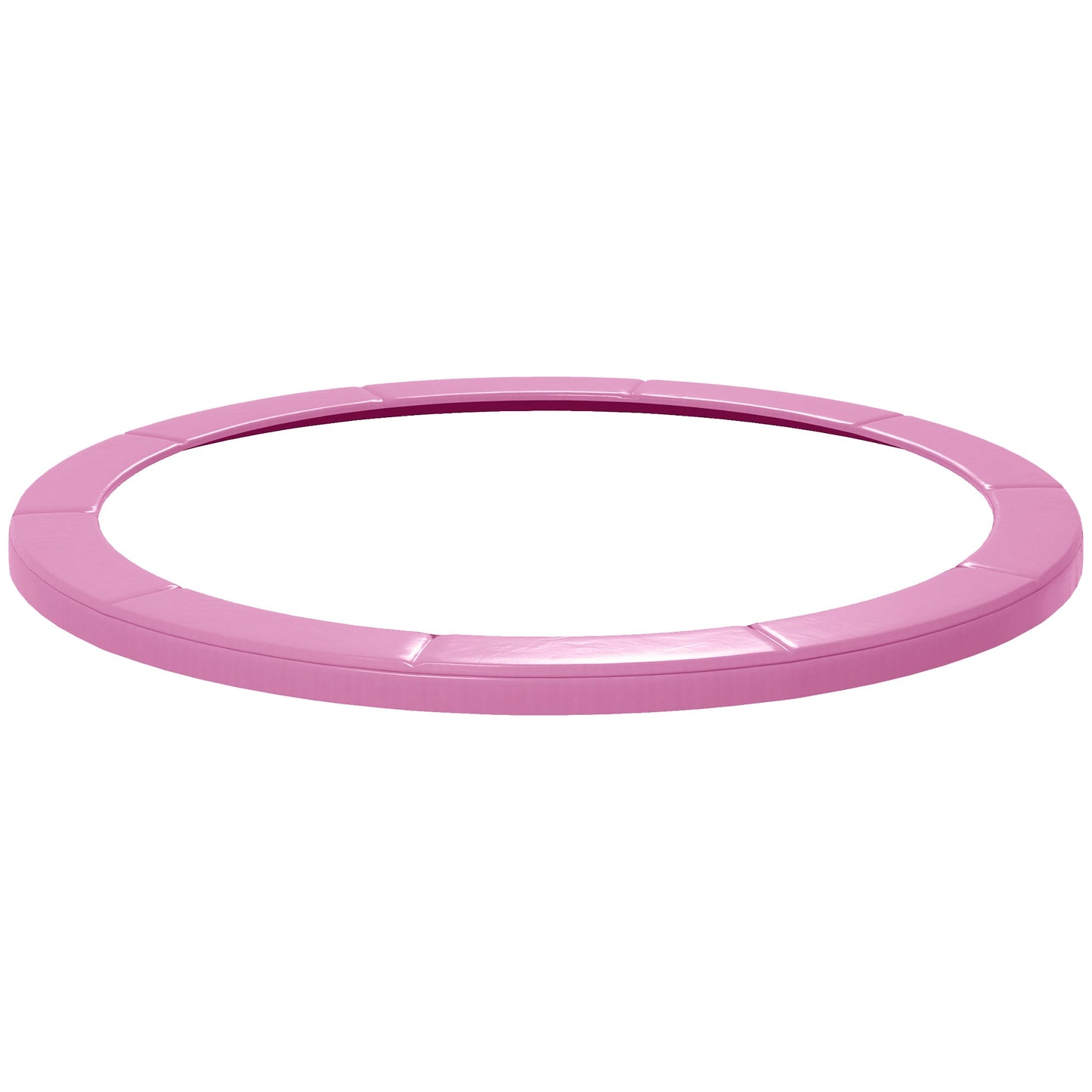 SPORTNOW 10FT Trampoline Spring Cover, Plastic Trampoline Pad Replacement with Elastic Cord, Waterproof, UV Resistant and Tear-Resistant, Pink