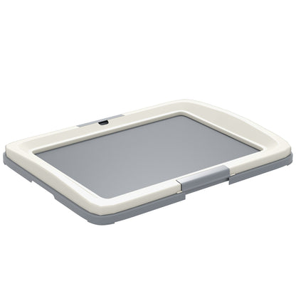 PawHut Dog Toilet Tray for Training Dogs, Dog Litter Tray for Indoor, Outdoor, 63 x 49 x 6cm