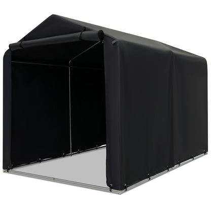 Outdoor Storage Shed Portable Garage Shelter for Bikes-Grey