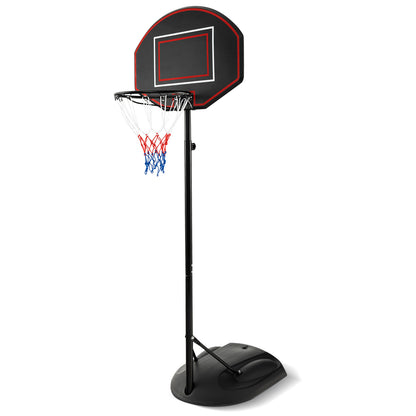 1.67 m-2.28 m Portable Basketball Hoop System with Anti-Rust Stand