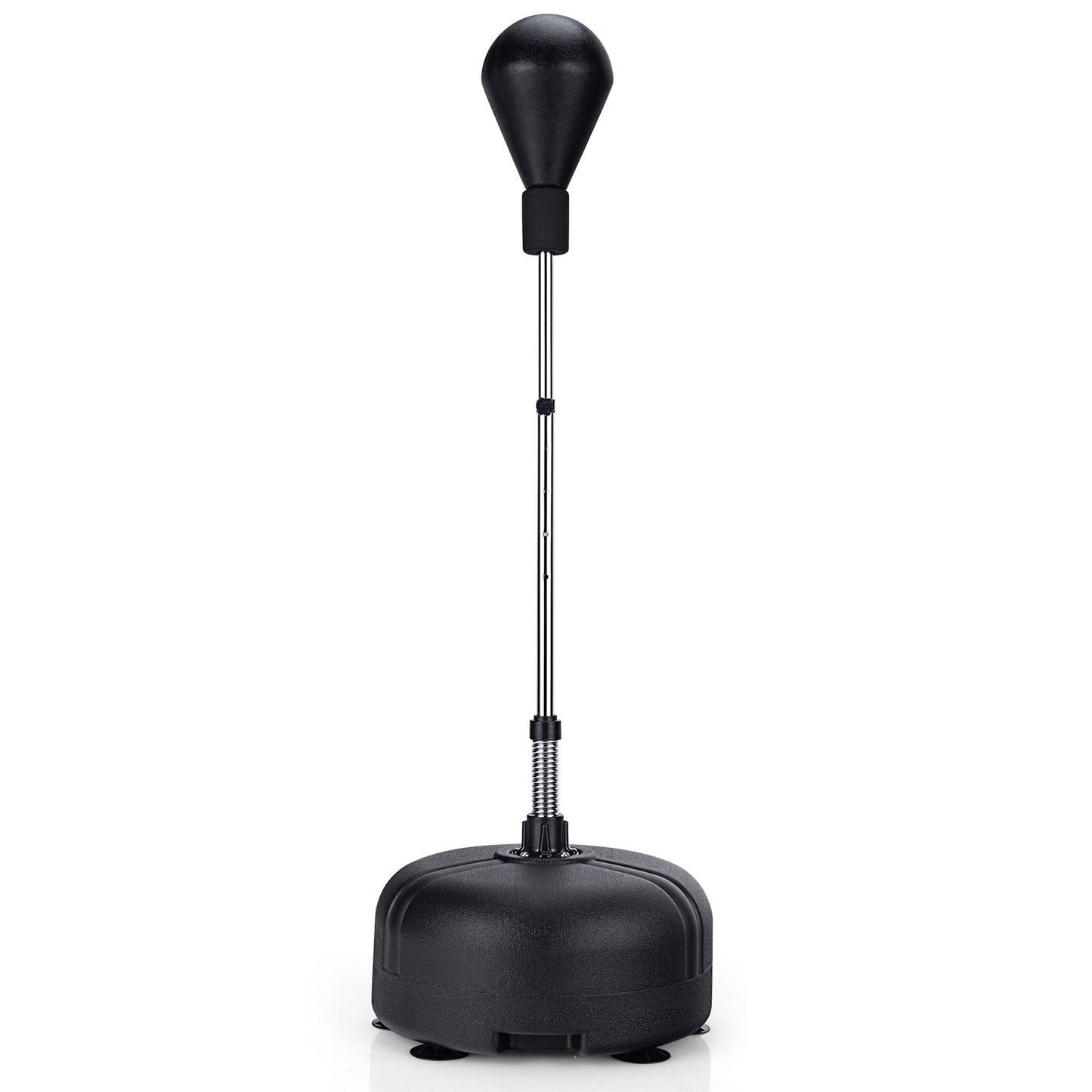 Punching Bag with Stand and Gloves-Black