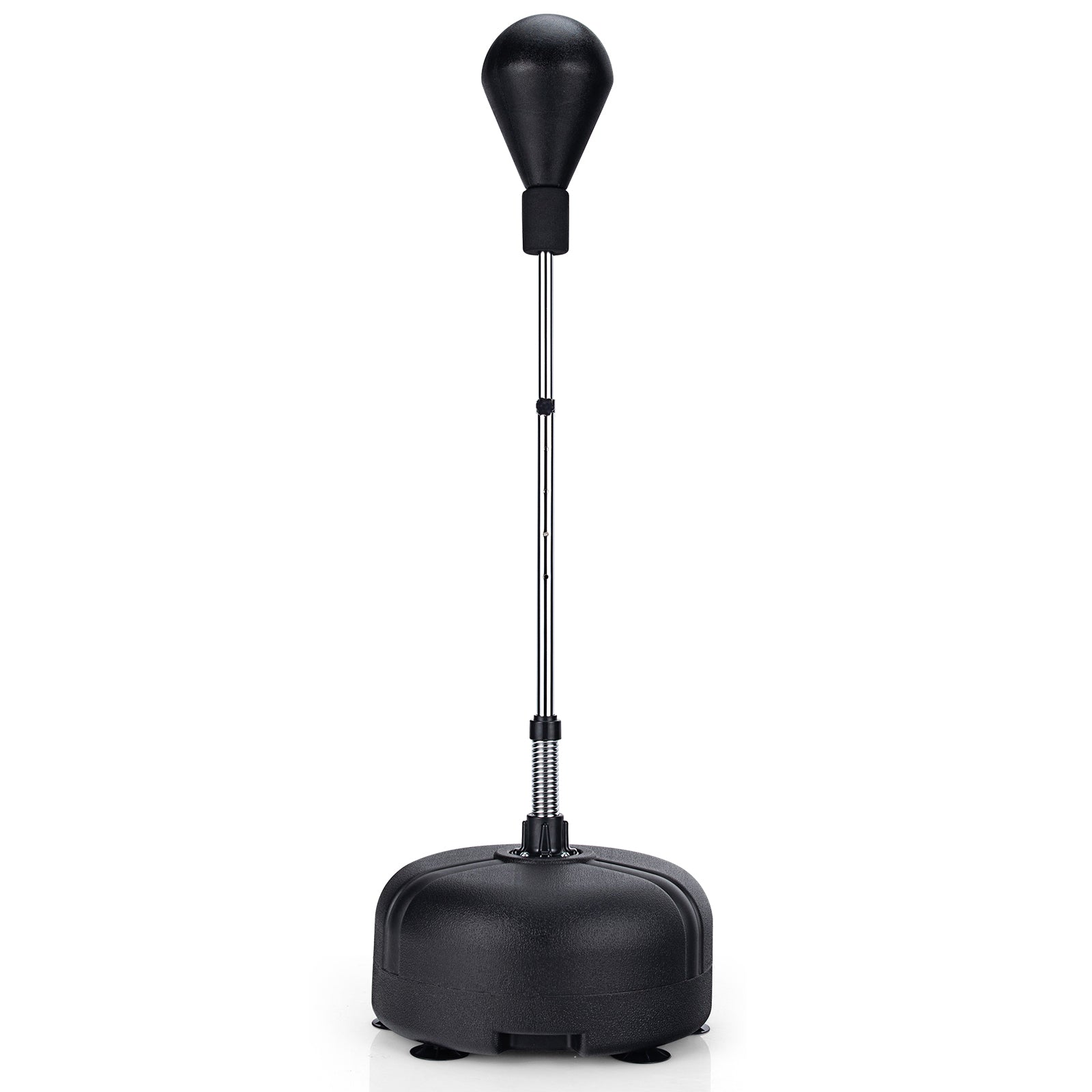 Punching Bag with Stand and Gloves-Black