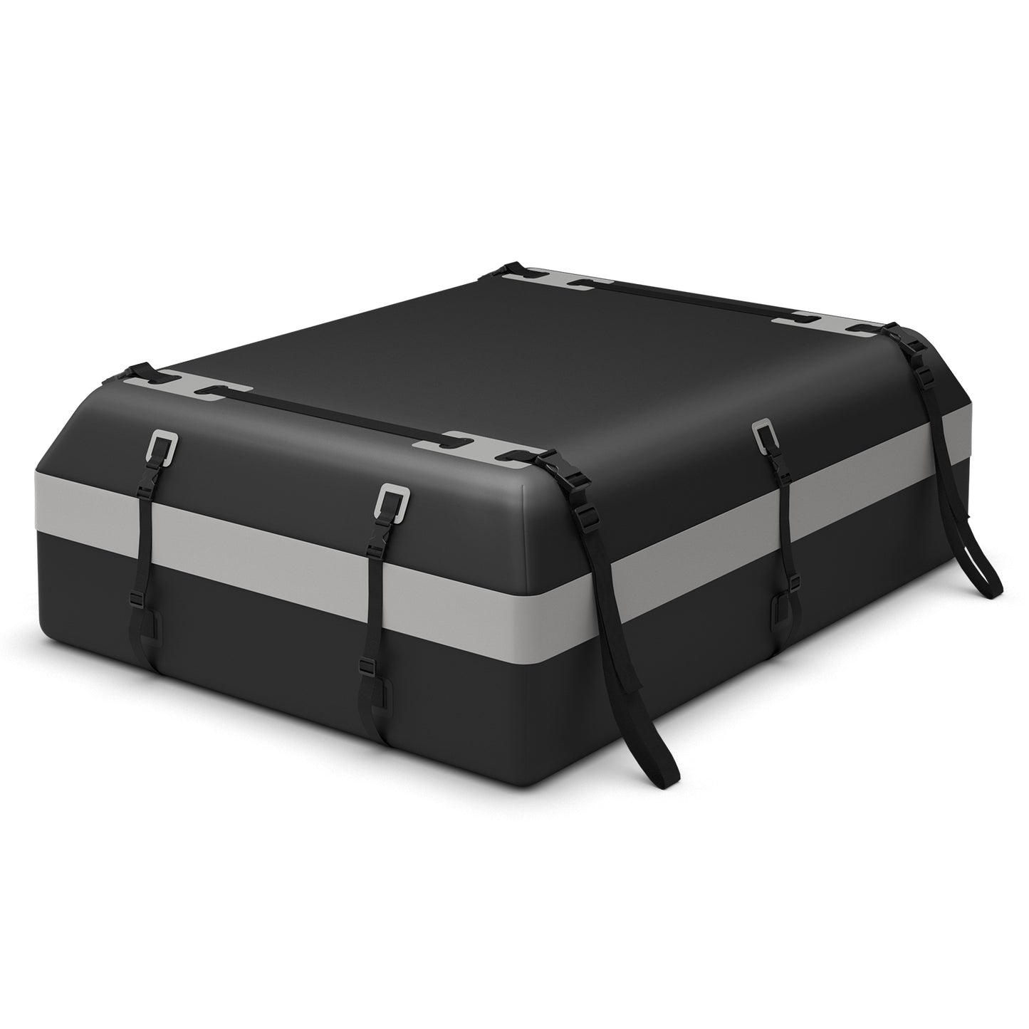 600L Waterproof Rooftop Cargo Carrier Bag Luggage Lock-Grey
