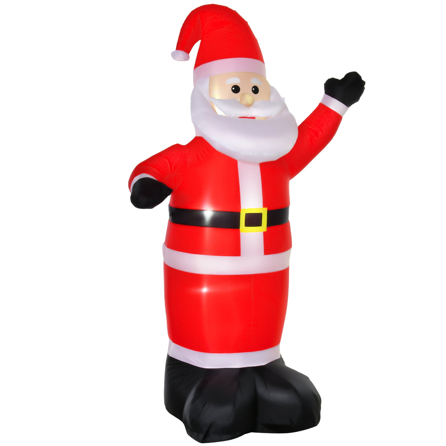 HOMCOM 8ft Inflatable Christmas Santa Claus Xmas Decoration with LED Holiday Air Blown Yard Outdoor DÃ©cor