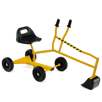 Sandbox Toy Digger with 2-Handed Controls for 3+ Years Old-Yellow