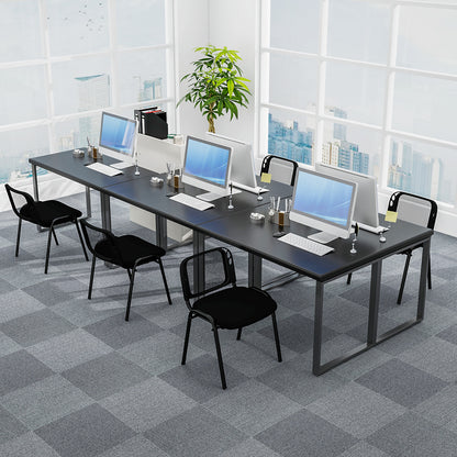 Set of 10 Stackable Waiting Room Chairs with Mesh Backrest-Black