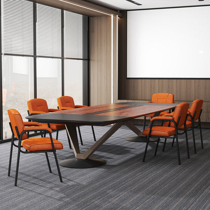 Set of 2 Big and Tall Guest Chair Waiting Room Chairfor Reception Meeting-Coffee