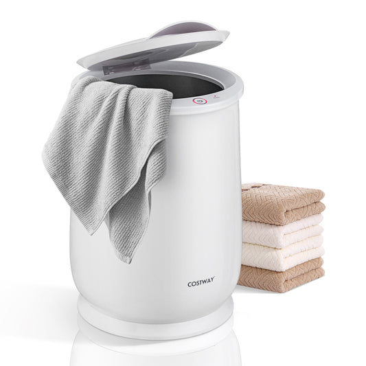 Towel Warmer Bucket Portable Spa Hot Towel Heater-White