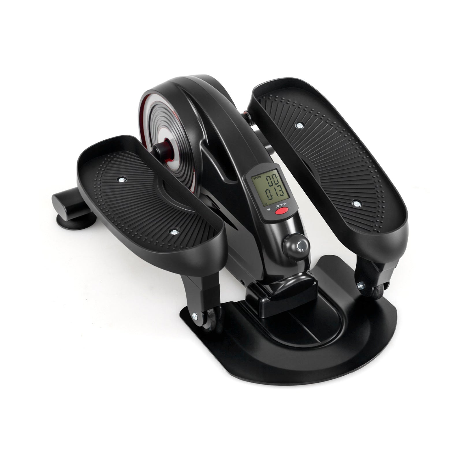 Under Desk Elliptical Pedal Exerciser Adjustable Magnetic Resistance and Whisper Quiet-Silver