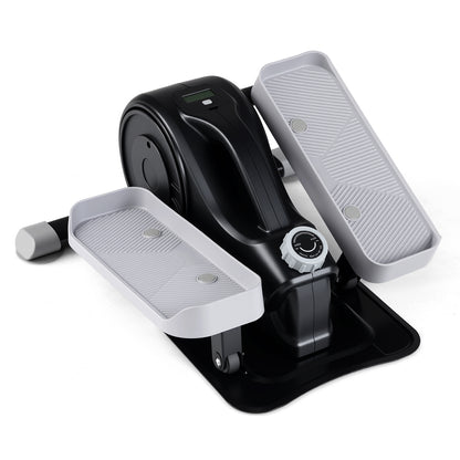 Under Desk Elliptical Pedal Exerciser with Forward-Black