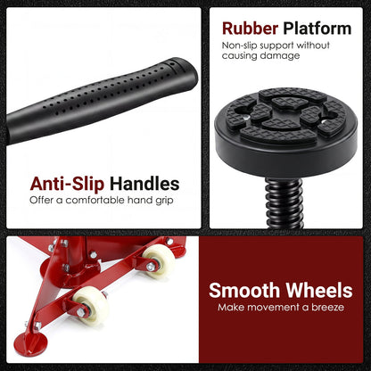Underhoist Support Stand for Vehicle Components Support-Red