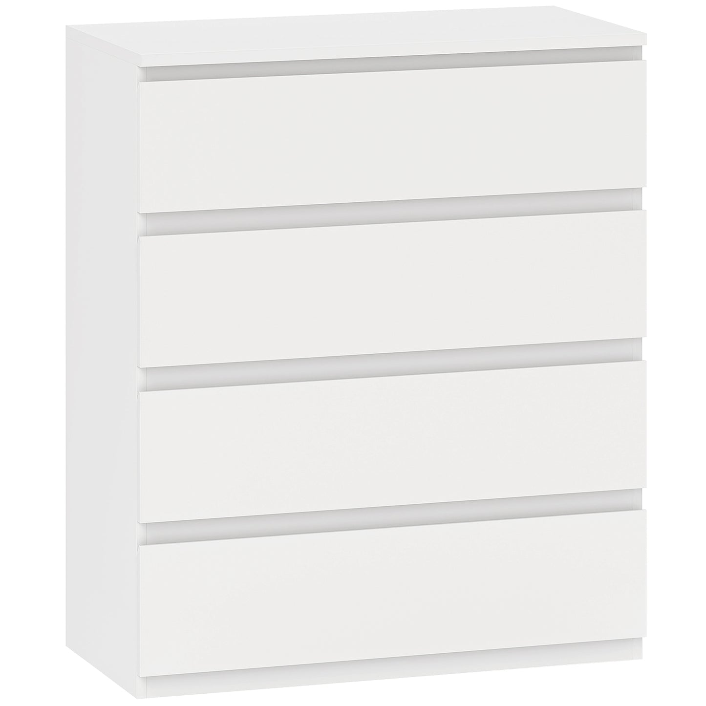 HOMCOM Chest of Four Drawers - White