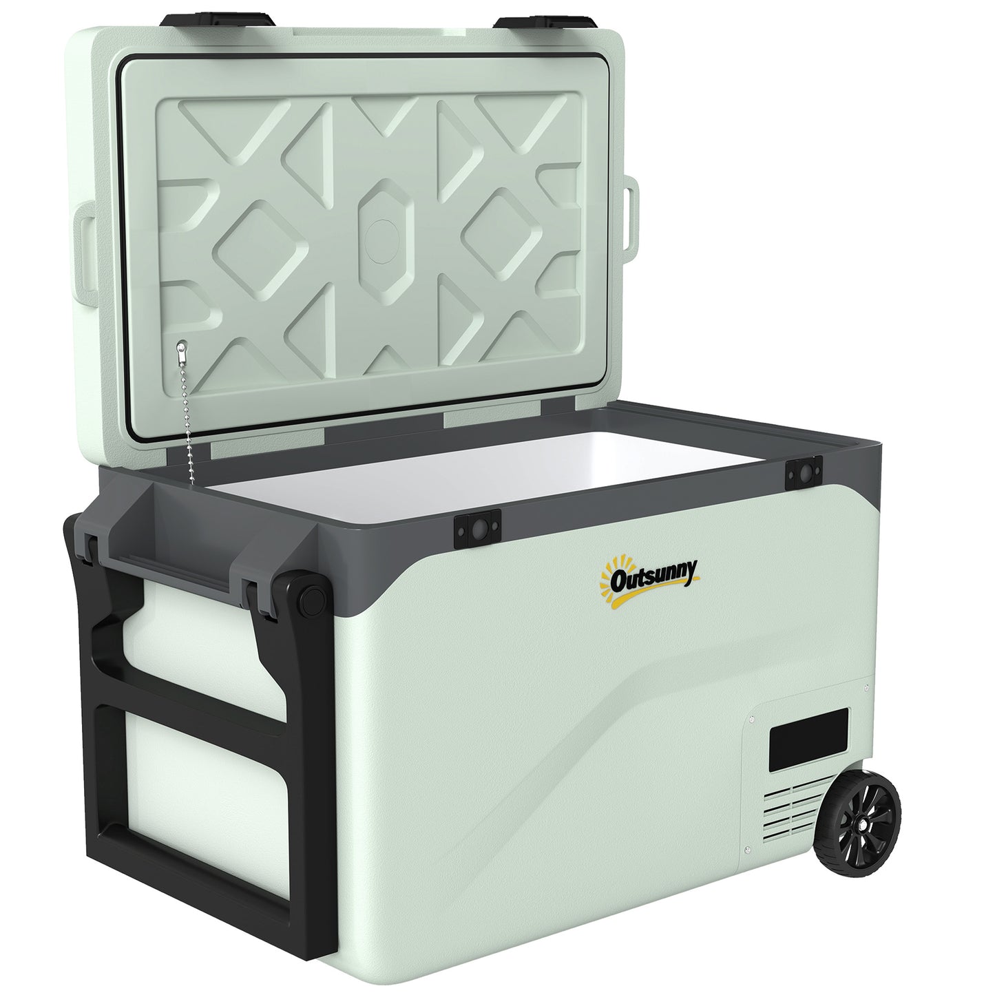 Outsunny 42.5L Compressor Car Fridge Freezer, Camping Refrigerator with App Control, 20Â°C-20Â°C