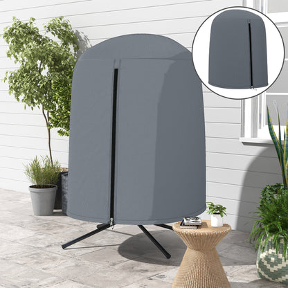 Outsunny 190 x Î¦128cm Hanging Egg Chair Furniture Cover - Grey