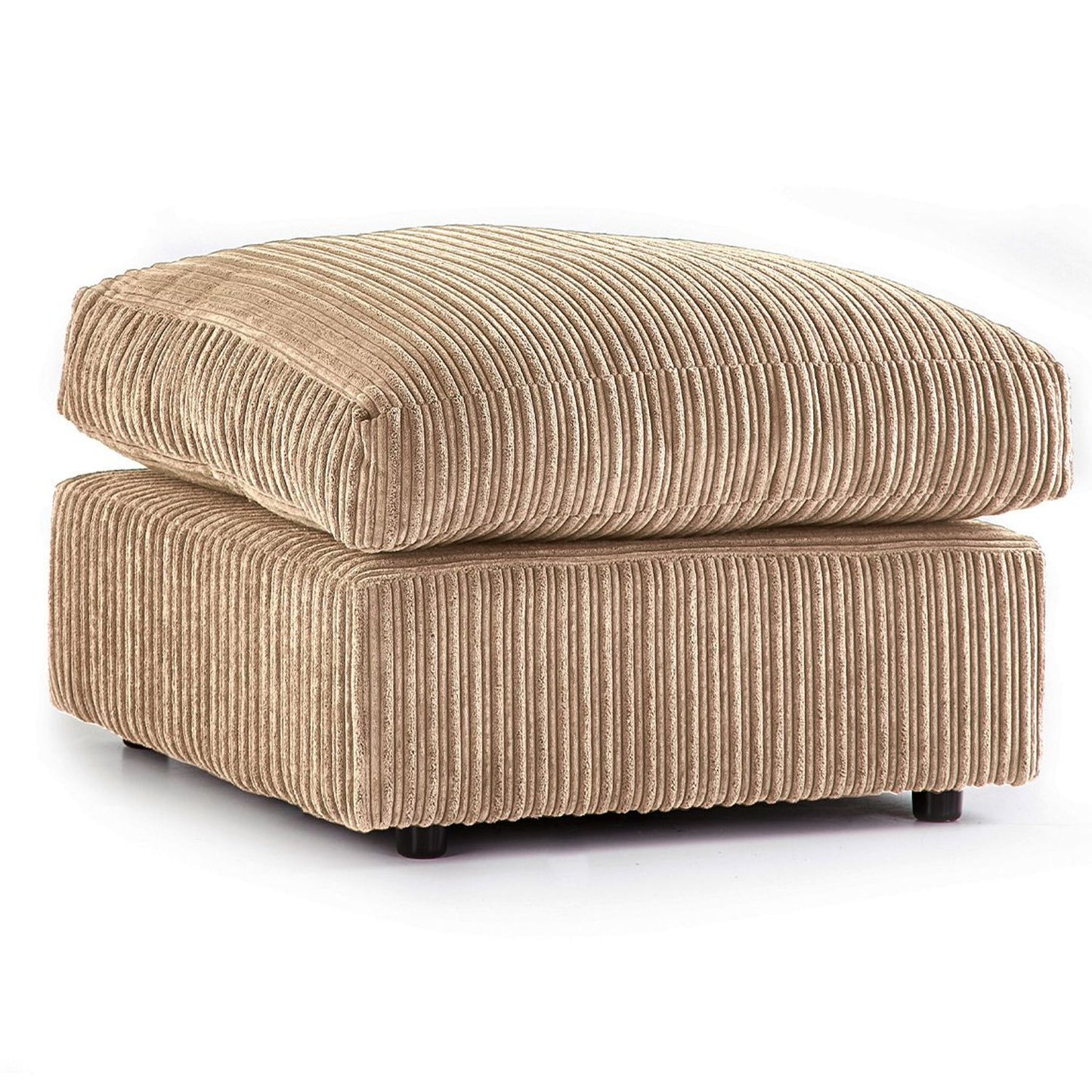 Blake Full Back Silver Jumbo Cord Corner Sofa - Left and Right Arm - Available in Other Colours