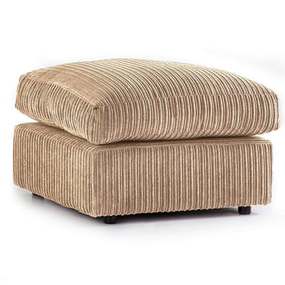 Blake Full Back Black Jumbo Cord Corner Sofa - Left and Right Arm - Available in Other Colours