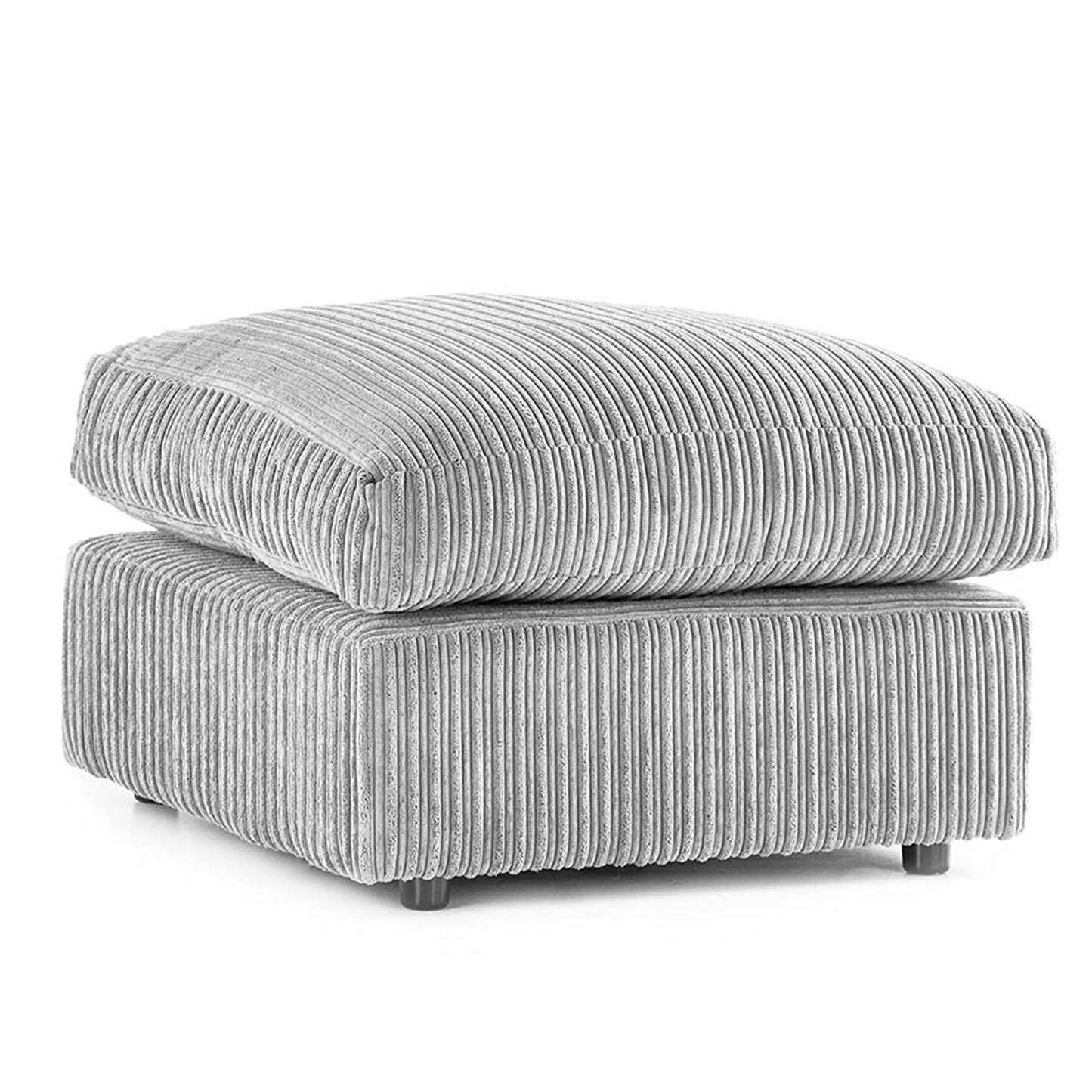Blake Full Back Black Jumbo Cord Corner Sofa - Left and Right Arm - Available in Other Colours