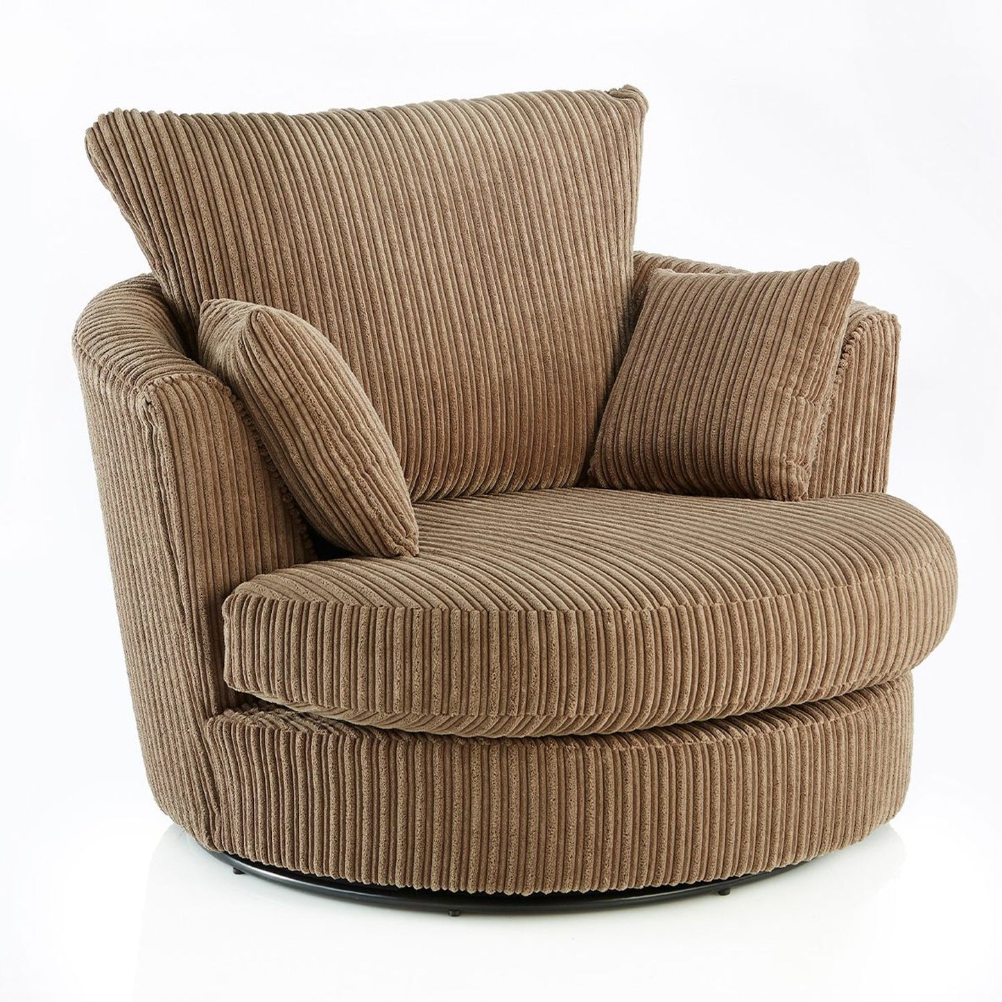 Blake Full Back Grey Jumbo Cord Corner Sofa - Right and Left Arm - Available in Other Colours