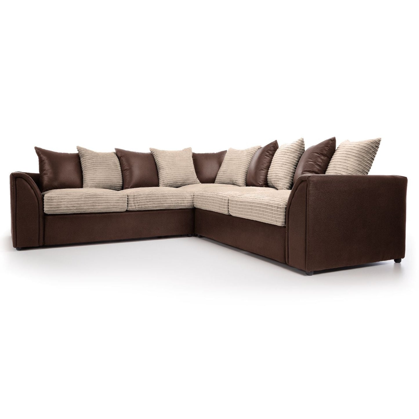 Brandon Fabric Corner Sofa - 2 Colours