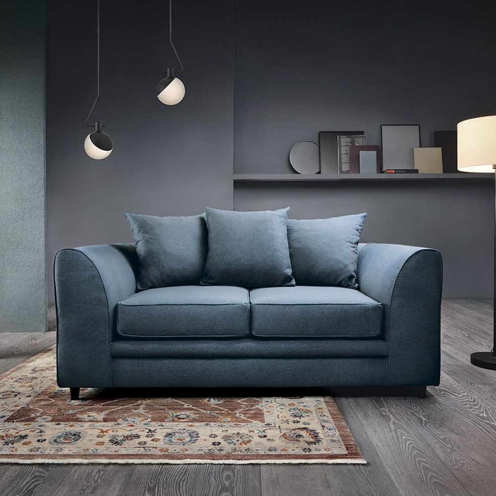 Dorota II Fabric Corner Sofa - Dark Grey