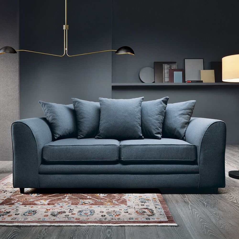 Dorota II Fabric Corner Sofa - Dark Grey